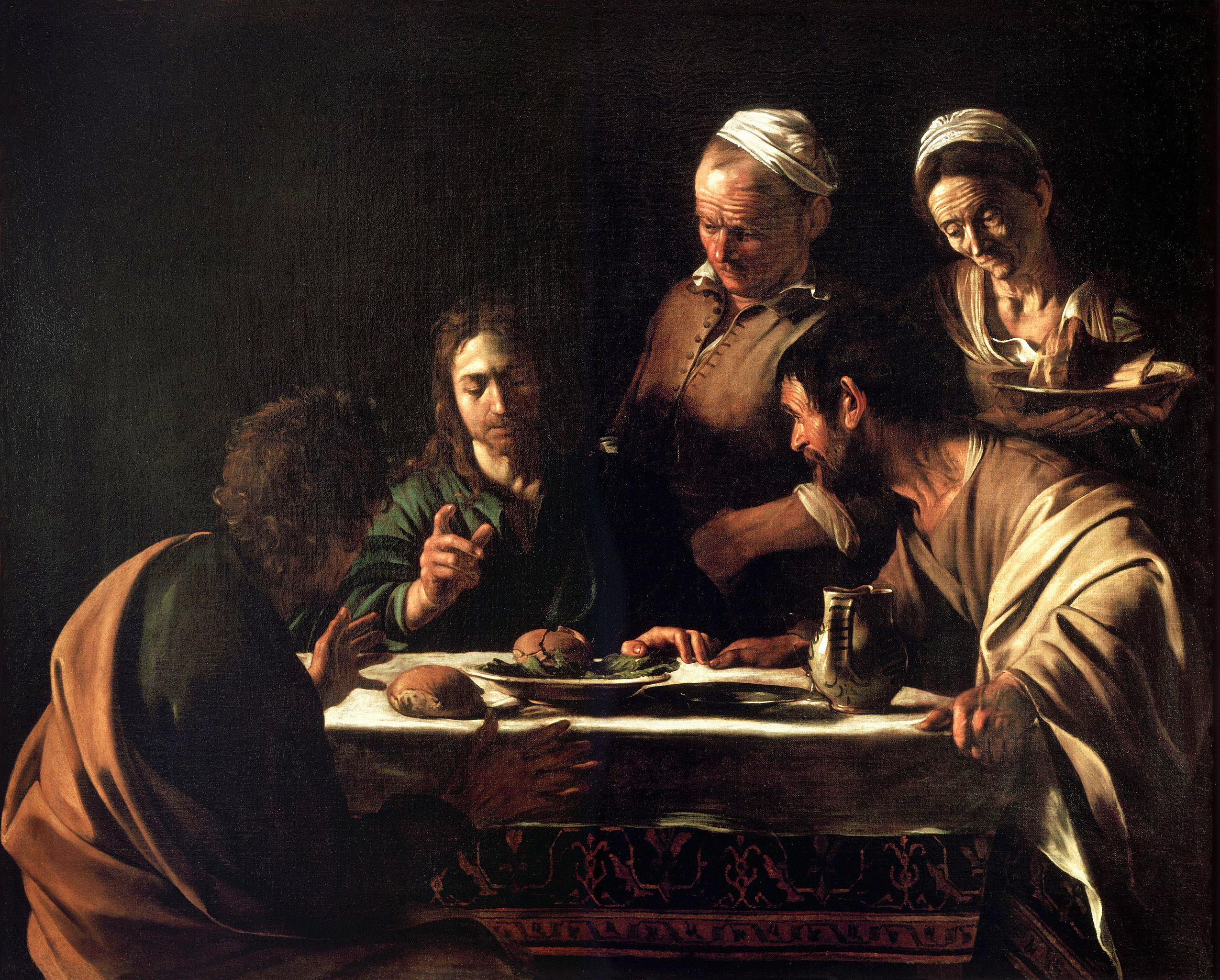Caravaggio Cena in Emmaus Pinacoteca brera